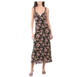 Liberty Love Milkmade Maxi Floral Dress Slip Sweetheart Sleeveless XL NWT